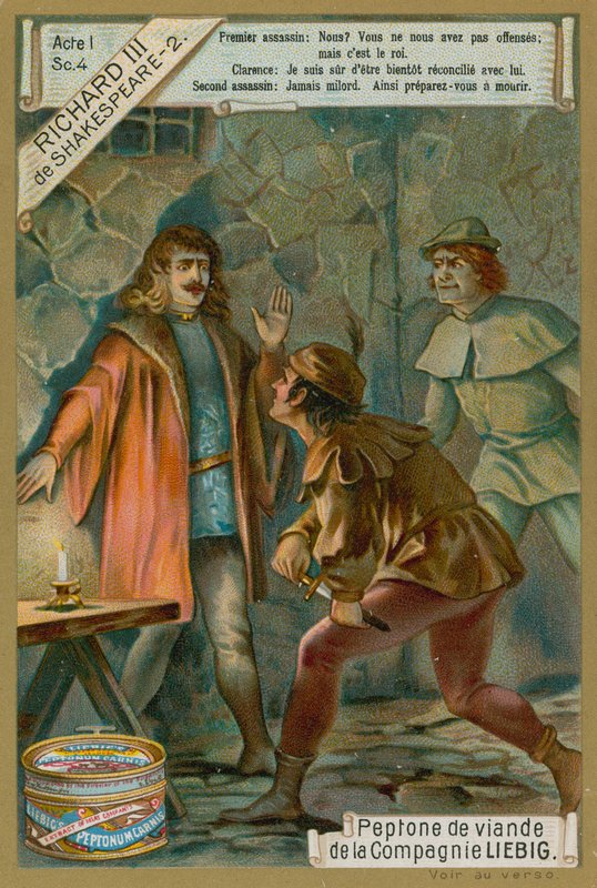 Der Herzog von Clarence und seine Mörder, Akt I, Szene IV aus 