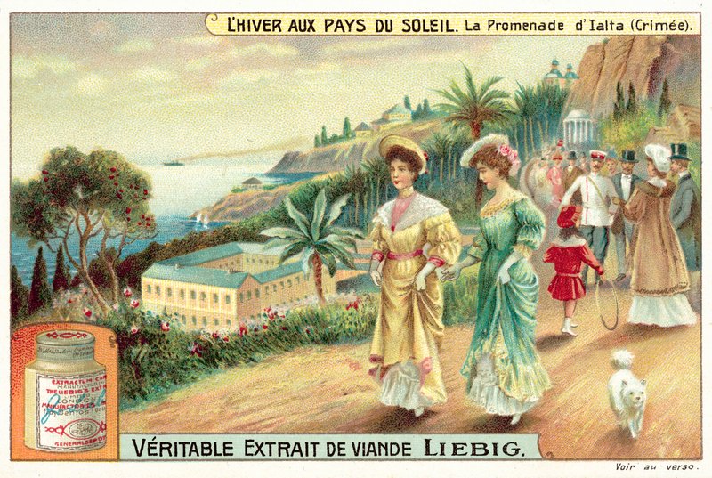 Die Promenade in Jalta, Krim von European School