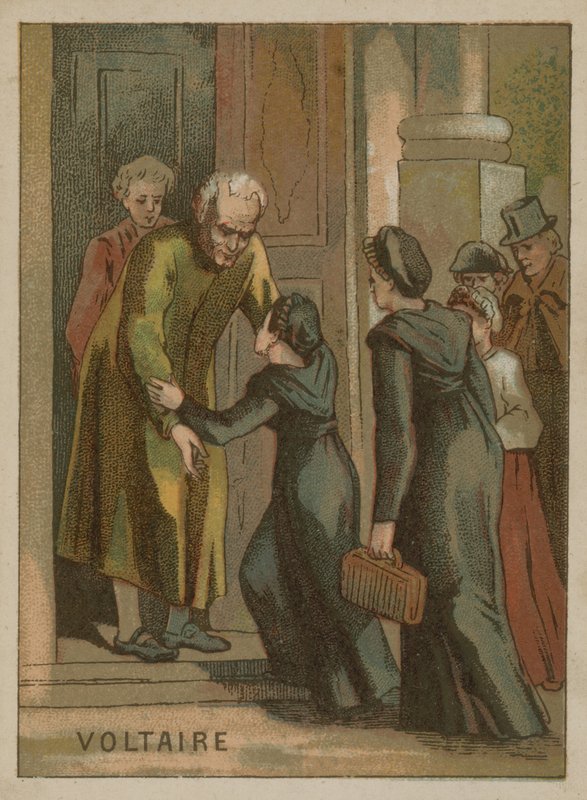 Voltaire, französischer Schriftsteller und Philosoph von European School