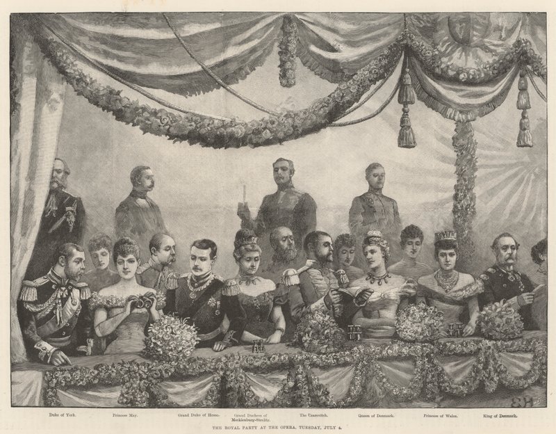 Die königliche Gesellschaft in der Oper, Dienstag, 4. Juli von Everard Hopkins