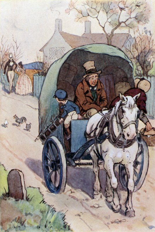 Illustration für David Copperfield von F. M. B. Blaikie