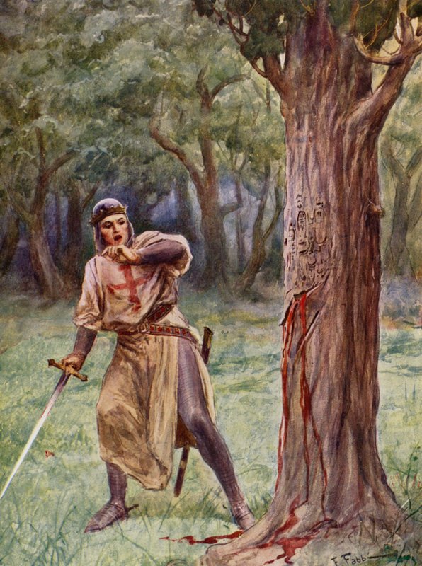 La Gerusalemme Liberata von Torquato Tasso: Gesang XIII, Strophe 41 von Fabio Fabbi