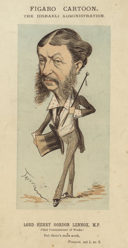 Lord Henry Gordon-Lennox, britischer konservativer Politiker und Regierungsminister in der Verwaltung von Benjamin Disraeli von Faustin (b.1847)