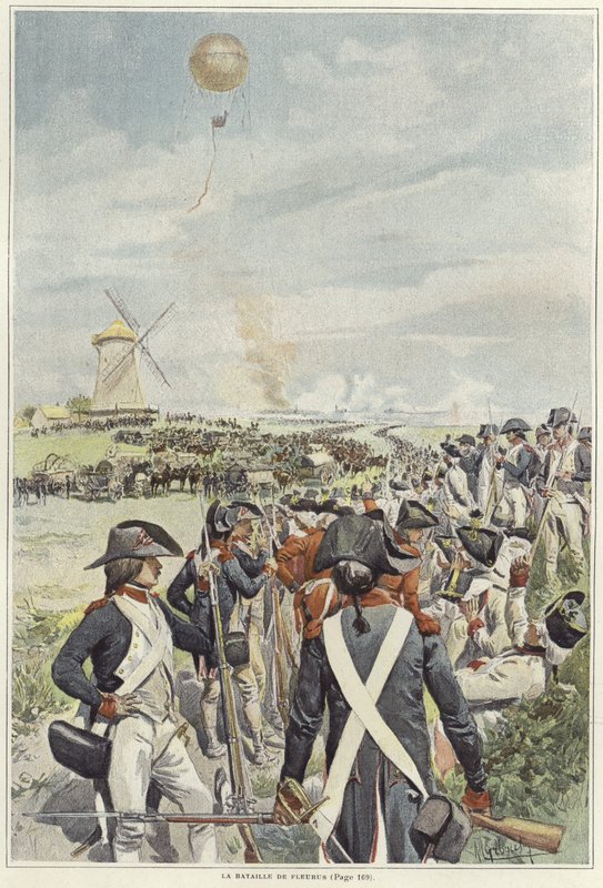 Schlacht von Fleurus von Felicien baron de Myrbach Rheinfeld