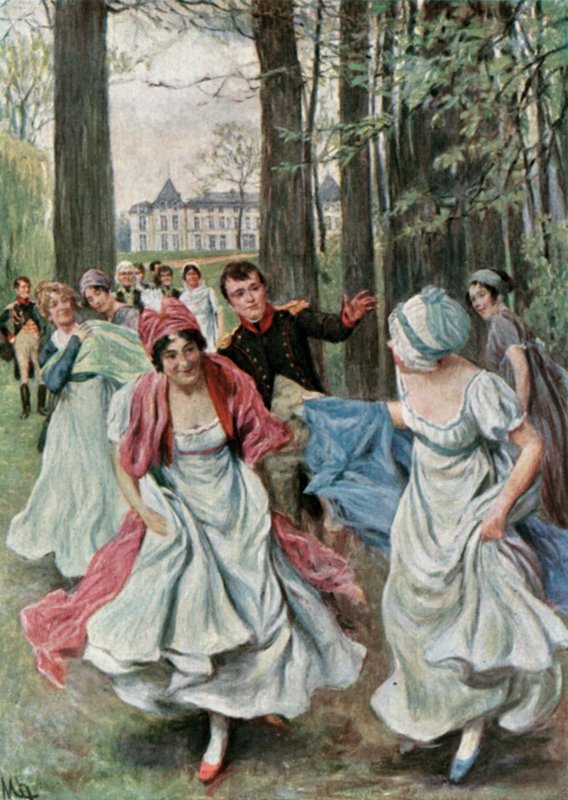 Im Park von Malmaison während des Konsulats von Felicien baron de Myrbach Rheinfeld