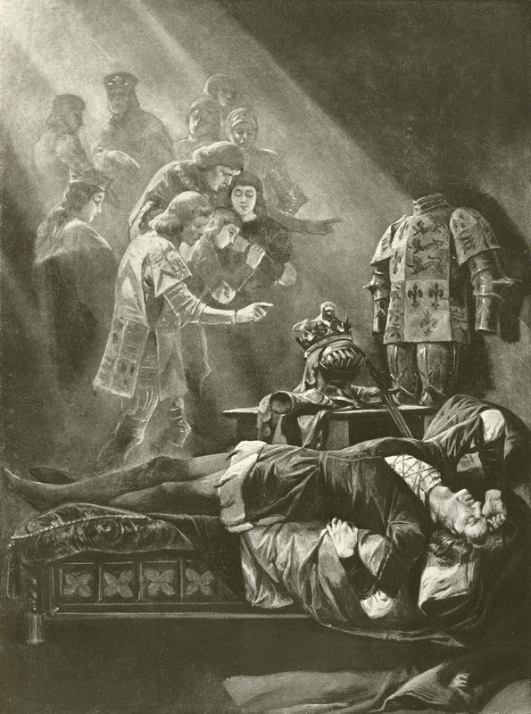 König Richard III. Akt V, Szene III von Felix Octavius Carr Darley
