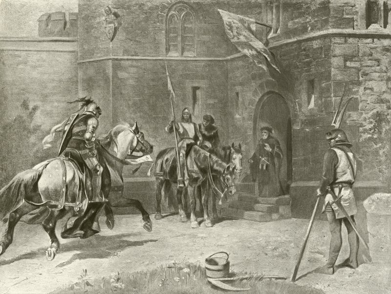 Zweiter Teil König Heinrich IV. Akt I, Szene I von Felix Octavius Carr Darley
