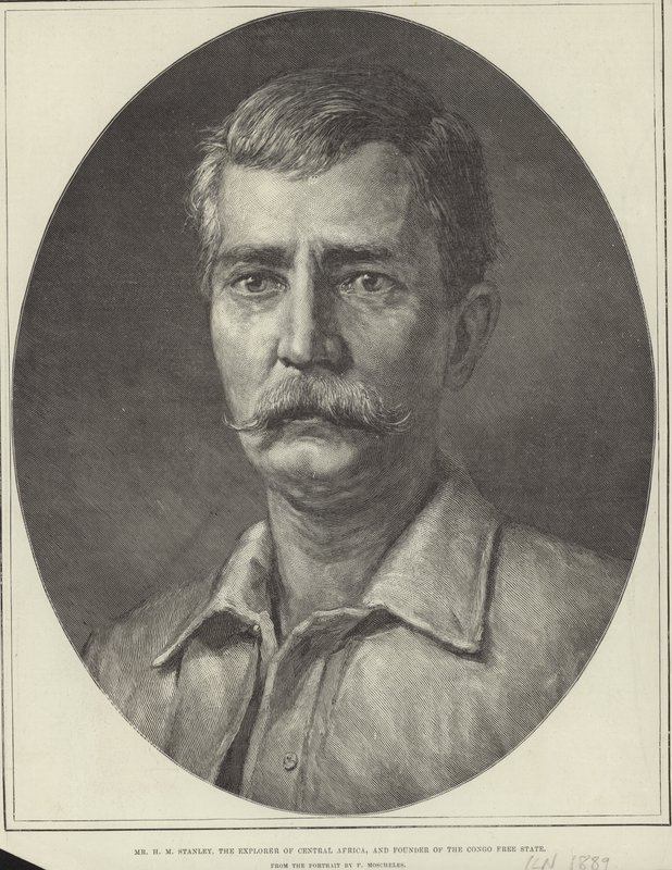 Henry Morton Stanley (Gravur) von Felix Stone (after) Moscheles