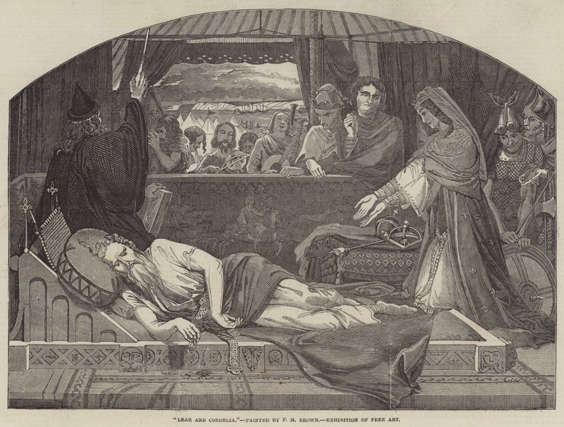 Lear und Cordelia von Ford Madox Brown
