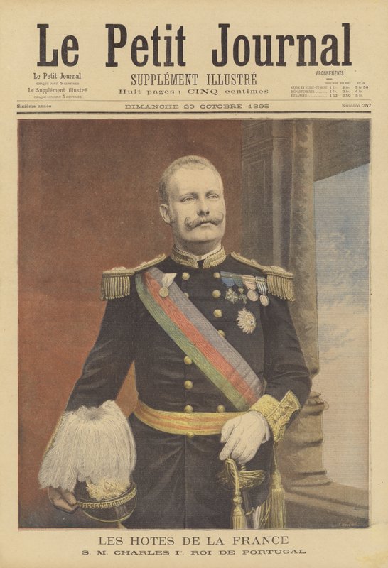 Königliche Besucher in Frankreich: Carlos I., König von Portugal von Fortune Louis Meaulle