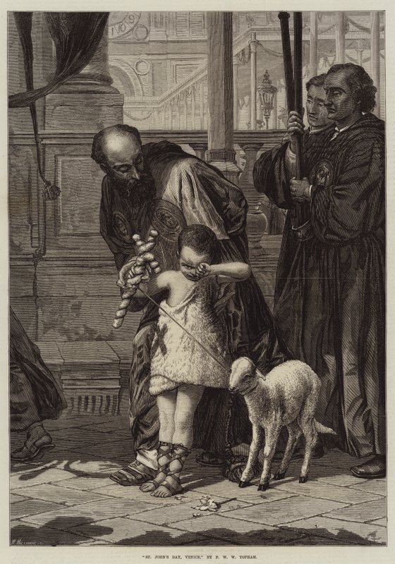 Johannistag, Venedig von Francis William Topham