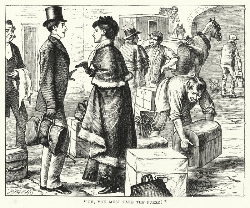 Illustration für Große Erwartungen von Charles Dickens (Gravur) von Francis Arthur Fraser