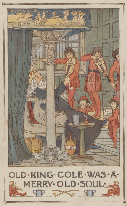 Old King Cole war eine fröhliche alte Seele von Francis Donkin Bedford