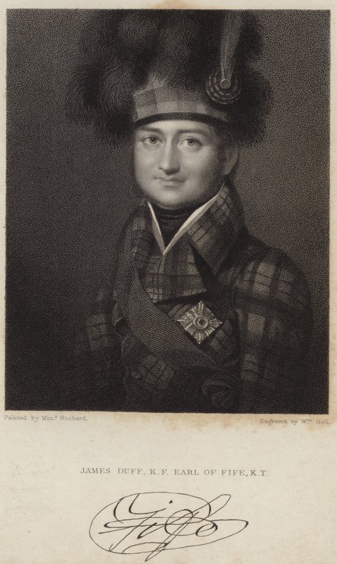 Porträt von James Duff; Earl of Fife von Francois Theodore Rochard