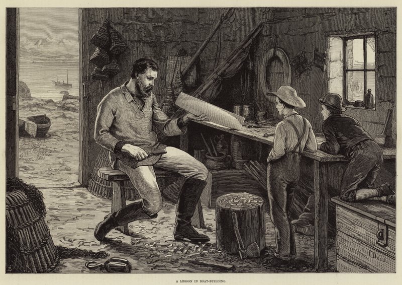 Eine Lektion im Bootsbau von Frank Dadd