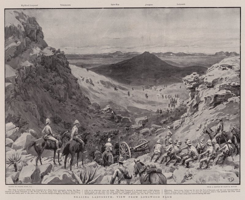 Nähern von Ladysmith, Blick von Longwood Farm von Frank Dadd