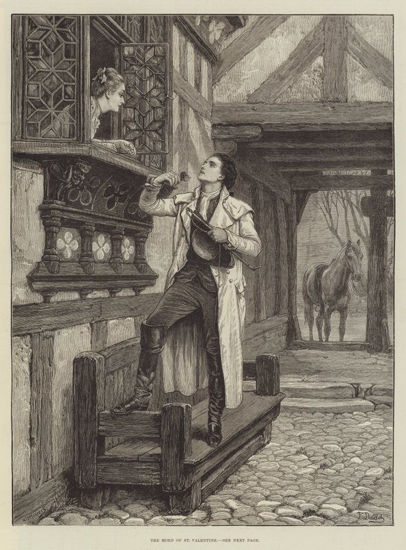 Der Morgen des Valentinstags von Frank Dadd
