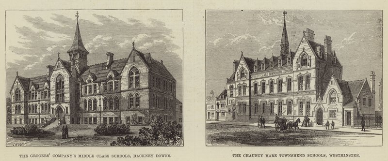 Schulgebäude in London von Frank Watkins
