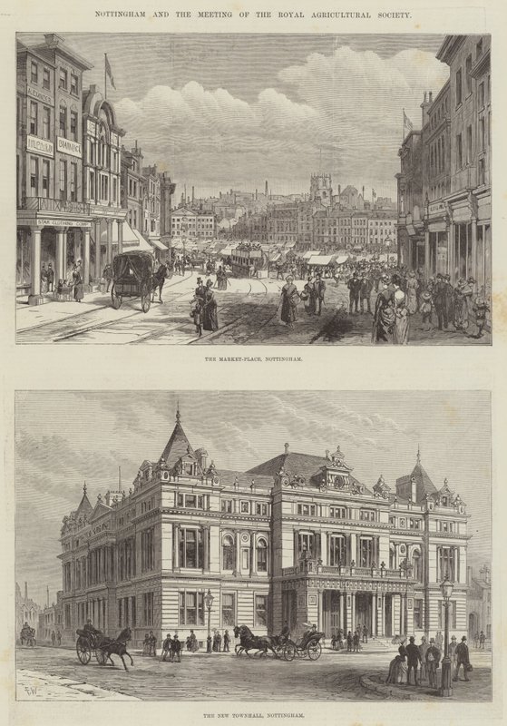Skizzen von Nottingham von Frank Watkins