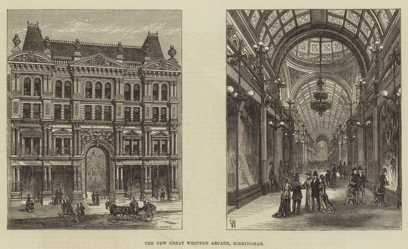 Die neue Great Western Arcade, Birmingham von Frank Watkins