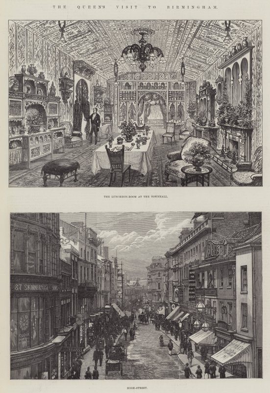 Der Besuch der Königin in Birmingham von Frank Watkins