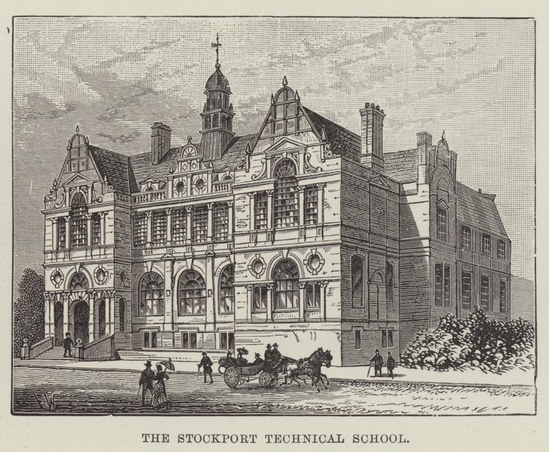 Die technische Schule von Stockport von Frank Watkins