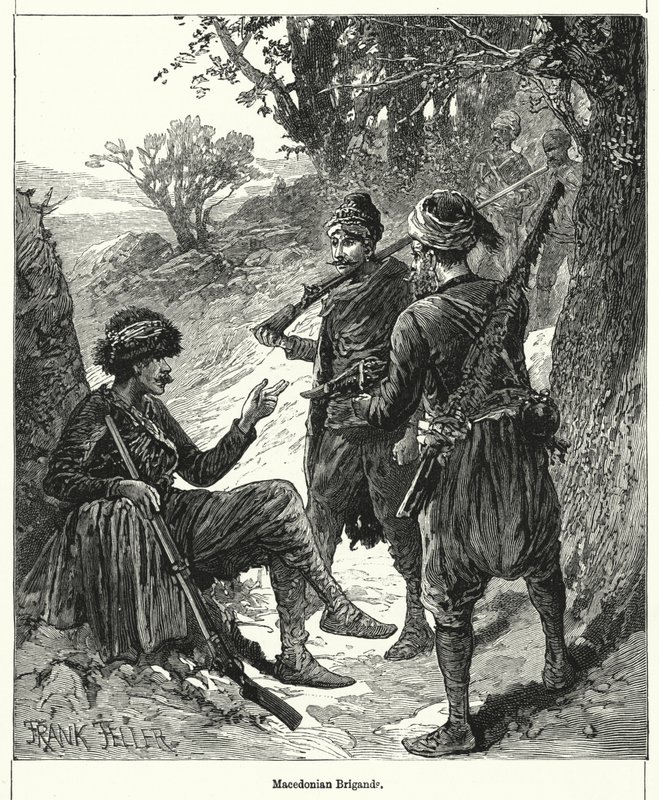 Mazedonische Briganten von Frank (after) Feller
