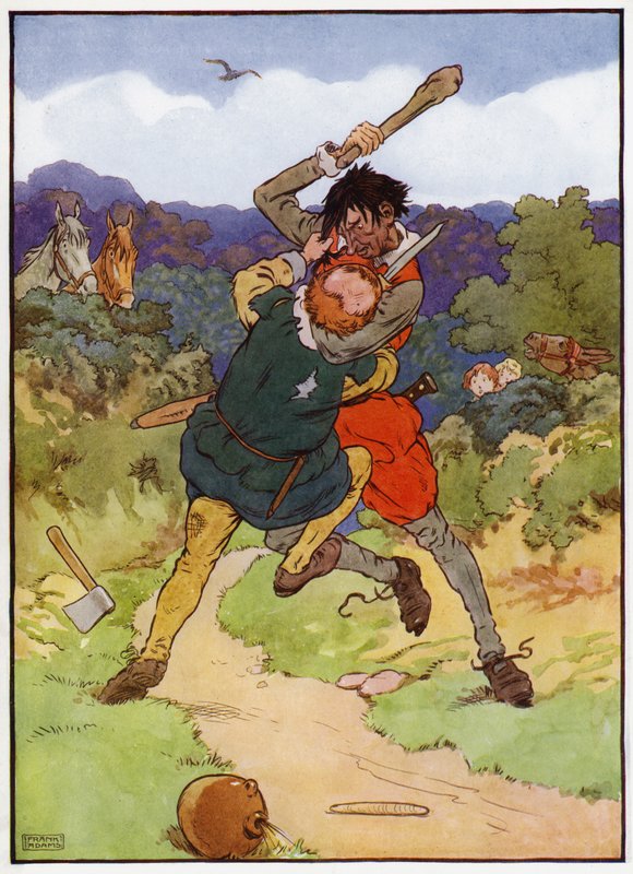 Illustration für Babes in the Wood von Frank Adams
