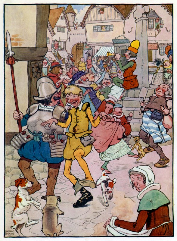 Illustration für Die Geschichte von Tom, dem Pfeifersohn von Frank Adams