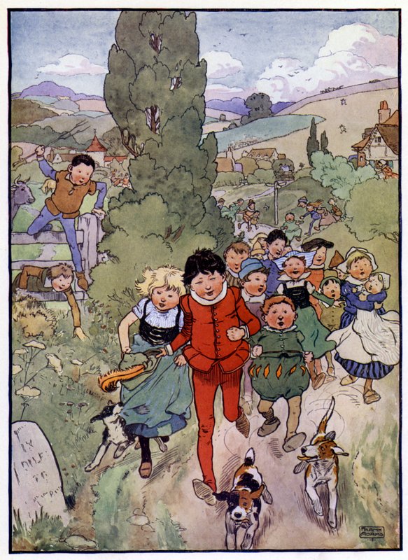 Illustration für Die Geschichte von Tom, dem Pfeifersohn von Frank Adams