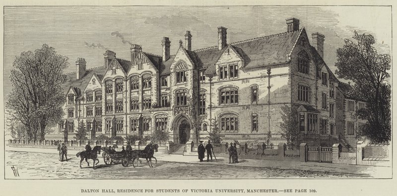 Dalton Hall, Wohnheim für Studenten der Victoria University, Manchester von Frank Watkins