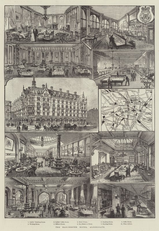 Das Manchester Hotel, Aldersgate von Frank Watkins