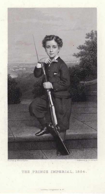 Napoleon, Prinz Imperial, Sohn von Kaiser Napoleon III. von Frankreich von Franz Xaver  Winterhalter (after)