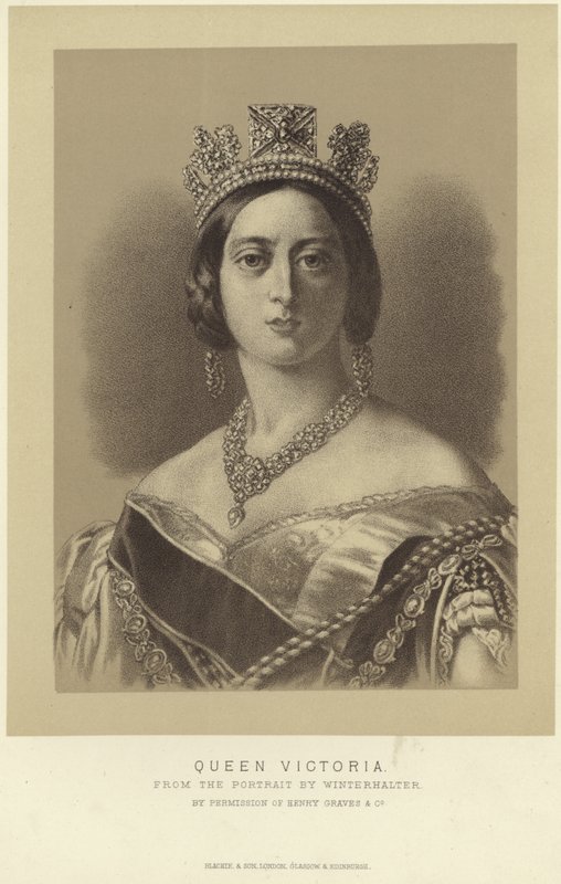 Porträt von Königin Victoria von Franz Xaver Winterhalter