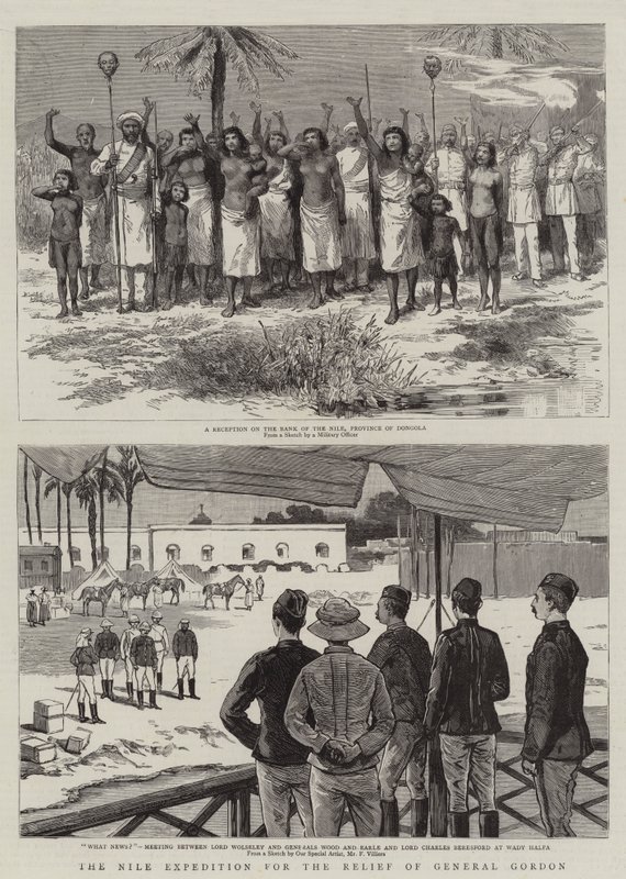 Die Nil-Expedition zur Rettung von General Gordon von Frederic Villiers