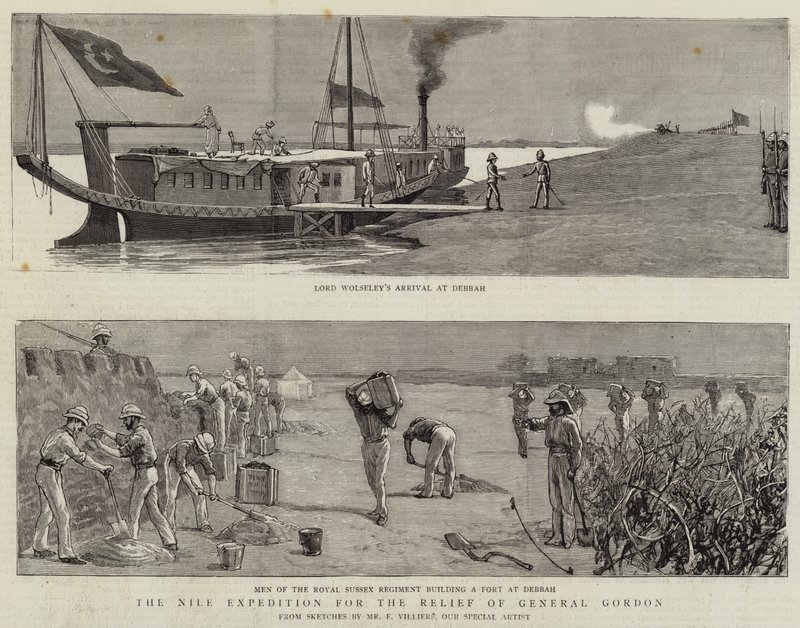 Die Nil-Expedition zur Rettung von General Gordon von Frederic Villiers
