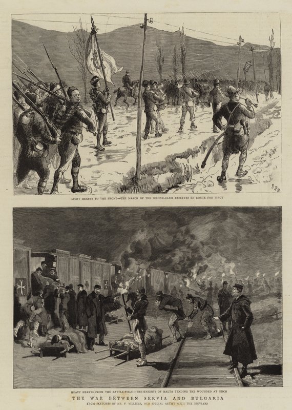 Der Krieg zwischen Serbien und Bulgarien von Frederic Villiers