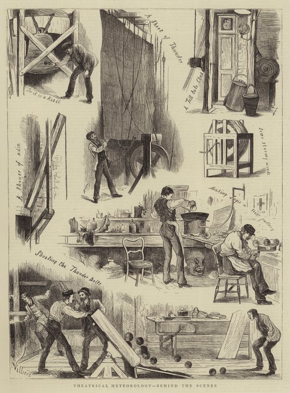 Theatermeteorologie, hinter den Kulissen von Frederic Villiers