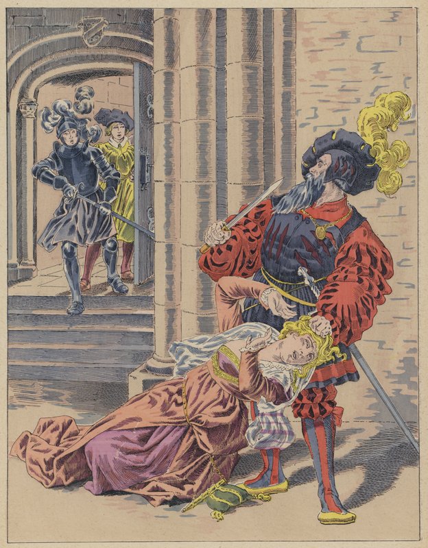 La Barbe Bleue, Blaubart von Frederic Theodore (after) Lix