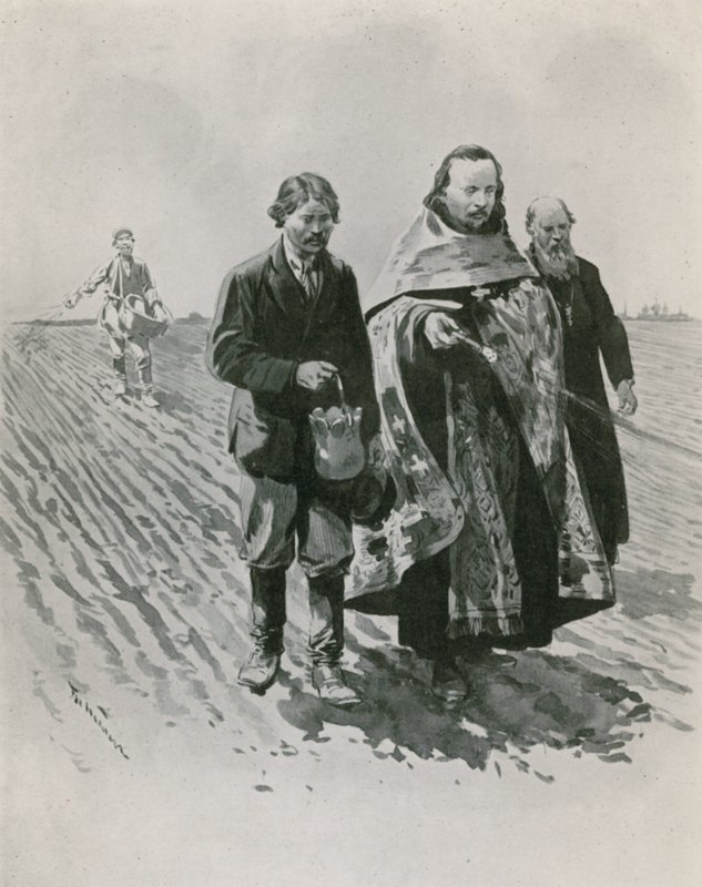 Segnung des Bodens vor der Aussaat: Kleinrussland von Frederic de Haenen