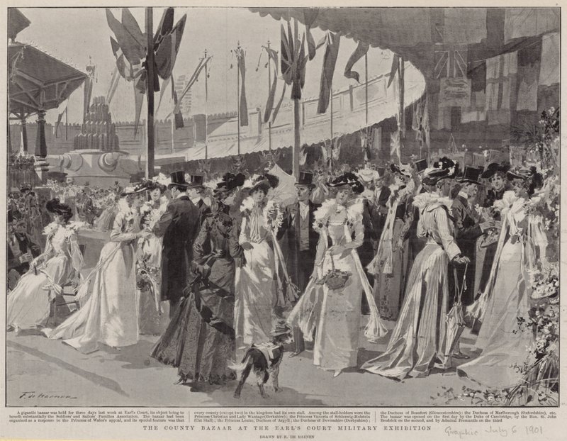 Der County Bazaar bei der Earl