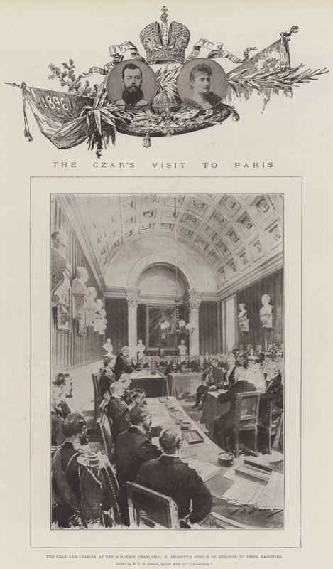 Der Besuch des Zaren in Paris von Frederic de Haenen