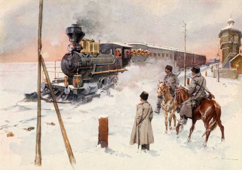 Die Transsibirische Eisenbahn von Frederic de Haenen