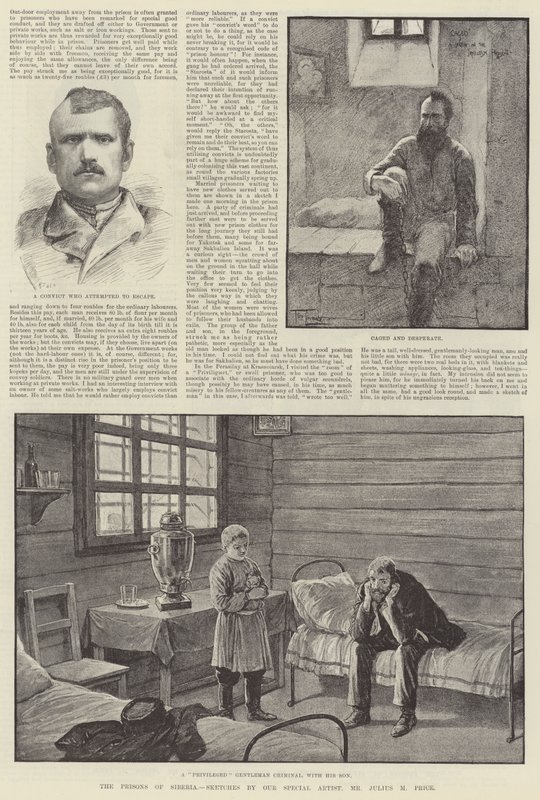 Die Gefängnisse Sibiriens von Frederick Pegram