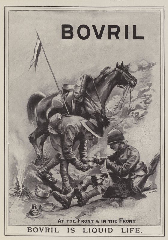 Werbung, Bovril von Frederick William Burton