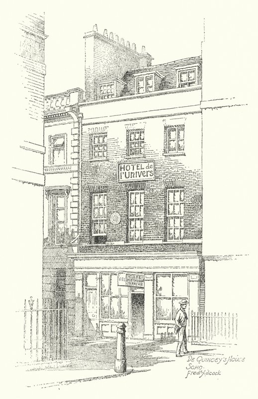 De Quinceys Haus, Soho von Frederick Adcock