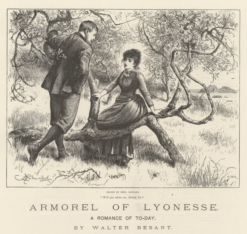 Armorel von Lyonesse, Eine Romanze von heute, von Walter Besant von Frederick Barnard
