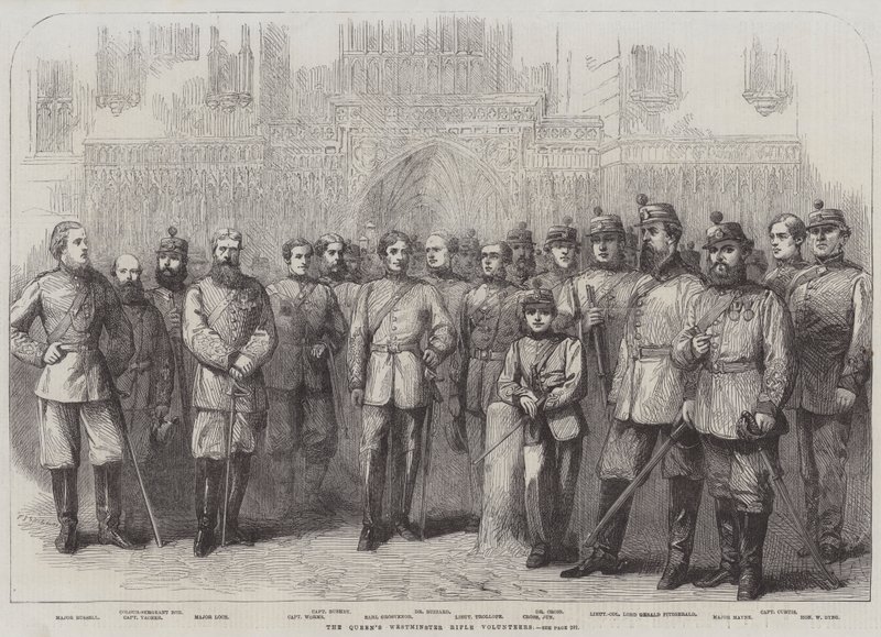 Die Westminster-Gewehr-Freiwilligen der Königin von Frederick John Skill