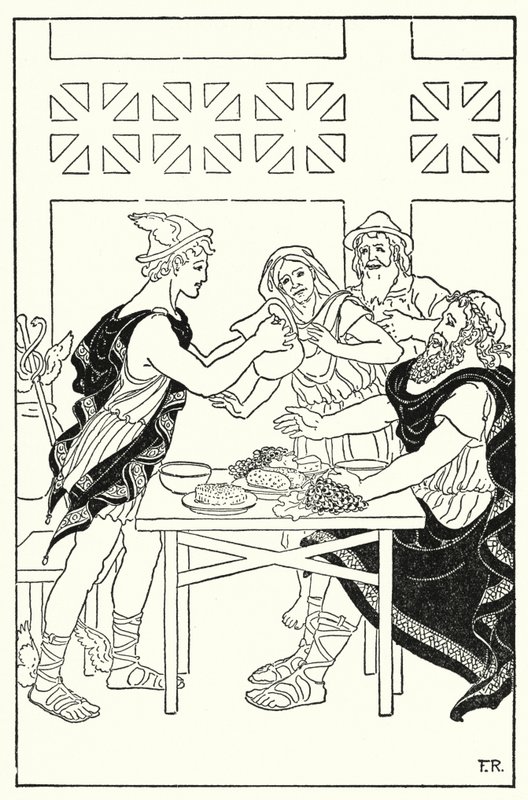 Quecksilber begann, die Schalen aus dem Krug zu füllen, der angeblich leer war von Frederick Richardson