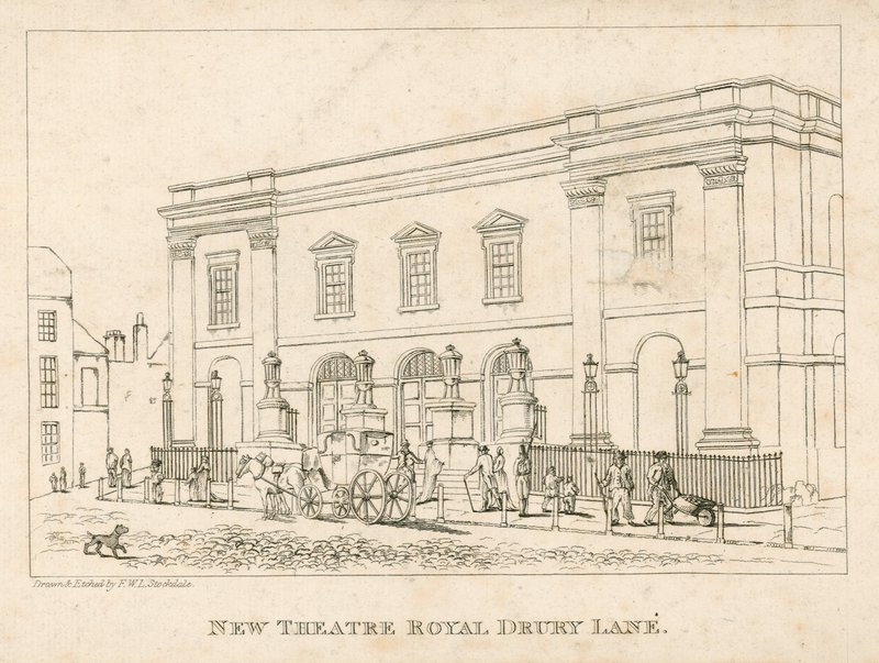 New Theatre Royal, Drury Lane, London von Frederick Wilton Litchfield Stockdale